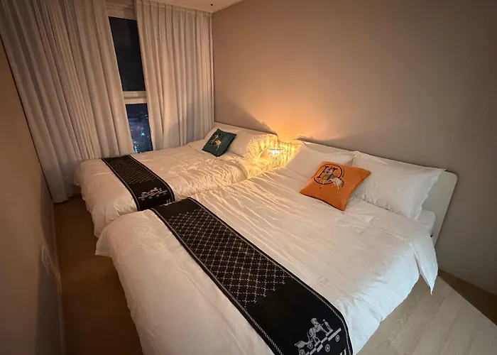 Appartement 해변1분 광안이즘, 1 Min To Gwangan-ism Busan